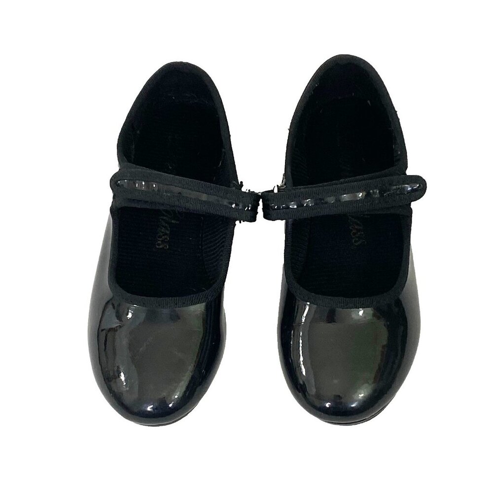 Dance Class MJ 100 Mary Jane Tap Shoes by Trimfoot size 10 Black